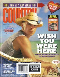 Inside Kenny Chesney's Private Island Getaway / Brooks & Dunn Star Testifies At Wildlife Trial / Gretchen Wilson Gives Away Cars / Larry the Cable Guy (Country Weekly, February 14, 2005) Bill Gubbins Books