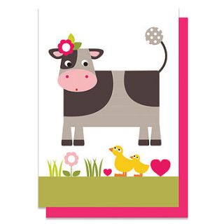 collette the cow card by olive&moss