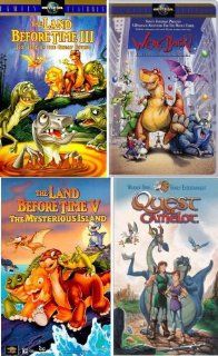 the land before time set 4 vhs The Land Before Time V   The Mysterious Island, We're Back A Dinosaur's Story, Quest for Camelot, The Land Before Time III   The Time of the Great Giving Movies & TV