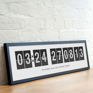 personalised special moment print by the drifting bear co.