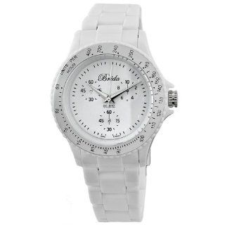 Breda Women's 2175_wht "Brenna" White Plastic Sport Watch Watches