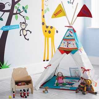 circus play den teepee by wild things funky little dresses