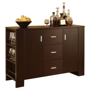 Center drawers running on metal glides Adjustable shelves and