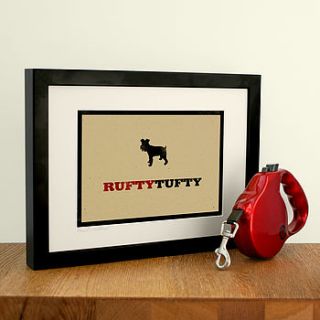 'rufty tufty' limited edition art print by the typecast gallery