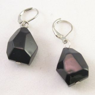 Red Water Designs Hand Cut Crystal Drop Earrings