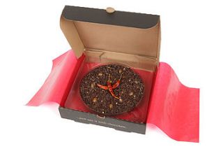 warm chilli chocolate pizza by the gourmet chocolate pizza co.
