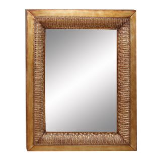 Aspire 38 H x 30 W Embossed Leaf Mirror