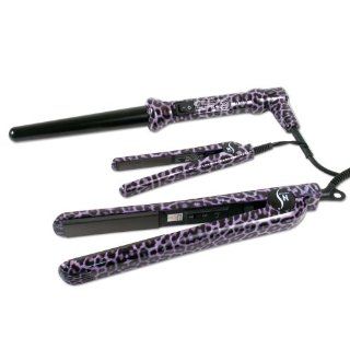 Herstyler Purple Leopard Set  Flattening Irons  Beauty