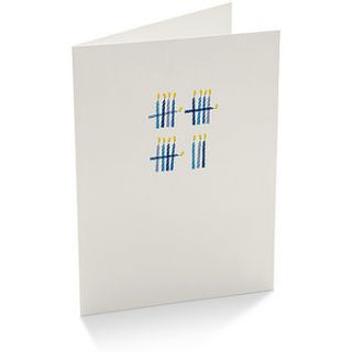 'who's counting?' special age birthday card by purpose & worth etc