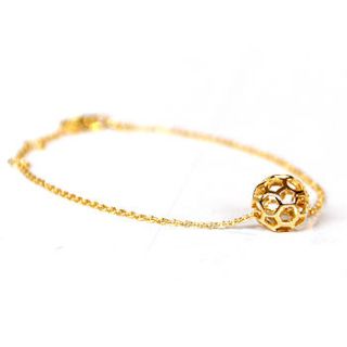 honeycomb ball bracelet by strange of london jewellery