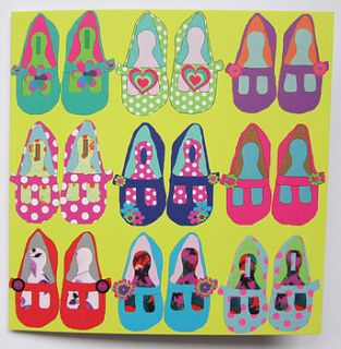 happy shoes card by sarra kate