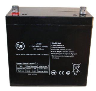 Pride Mobility Quantum 600, Q600 12V 55Ah Wheelchair Battery   This is an AJC Brand™ Replacement Electronics
