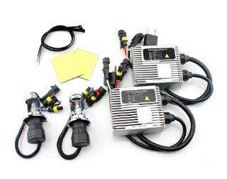 HID Bi xenon Complete Kit H4 8000k Hi/lo Dual Beam Pack with 2 Pc Waterproof HID Ballasts and 2 Pc HID Xenon Bulbs