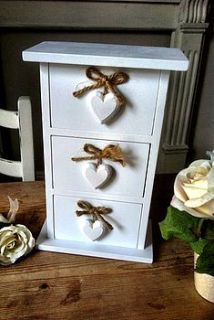 heart three drawer chest by the hiding place
