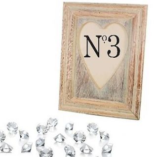 heart table number holders photo frame by sleepyheads