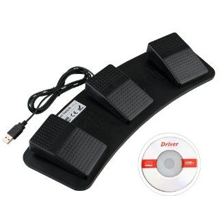PC USB Foot Control Keyboard Action Switch Pedal HID