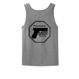 Protected By 2nd Amendment Security Tank Top Clothing