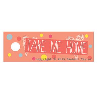 take me home favours tag by rachael taylor