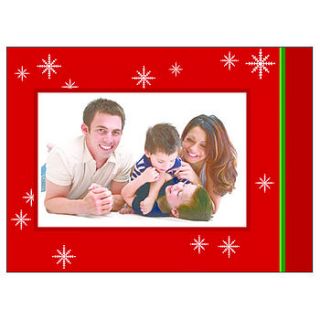 24 personalised christmas cards snow flake by baby says hello