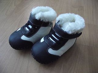 boy's /girl's baby fleece lined leather boots by my little boots