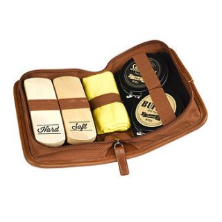retro gent's 'buff and shine' shoe polish kit sale by the little picture company