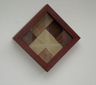 wood block wall hanging by strawberry interiors