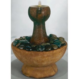 Henri Studio Centerpiece Cast Stone Water Ripple Fountain