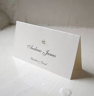 diamante wedding stationery collection by chandler invitations