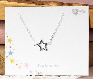 'reach for the stars' necklace by kalk bay