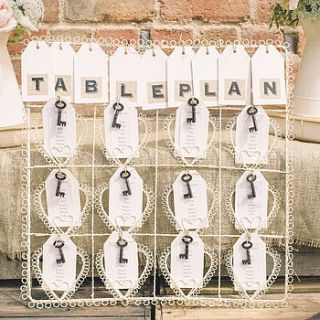 heart design wedding table plan by the wedding of my dreams