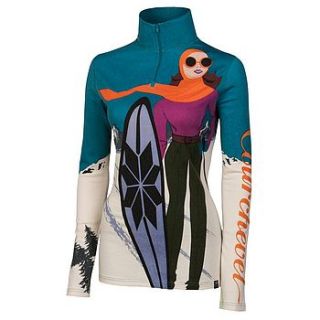 women's courchevel print base layer by mayfair & fifth