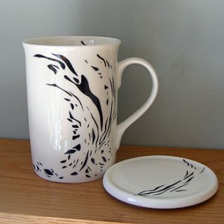 lidded mugs by joanna london print decorated ceramics
