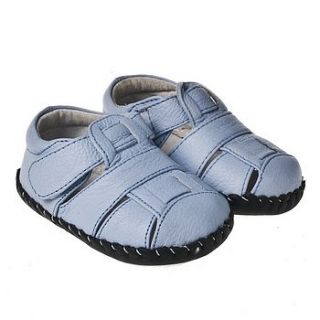 'billy' soft leather baby sandals by my little boots