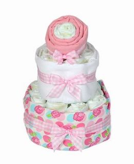 nappy cake three tier by ruby and freddies