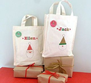 personalised christmas party gift bag by tillie mint