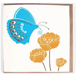 butterfly cakes card by solitaire