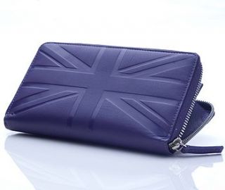 britannia leather zip around wallet by david hampton leather goods