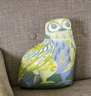 oswald the owl tea towel or cut and sew kit by sarah young