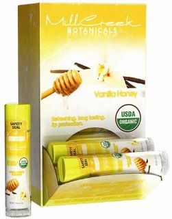 Mill Creek Botanicals Vanilla Honey Lip Balm   0.15 Oz, Pack of 9 Health & Personal Care