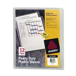 Avery Heavy Duty Plastic Sleeves, Polypropylene, Letter Size, Clear, 12 per Pack (72611)  Sheet Protectors 