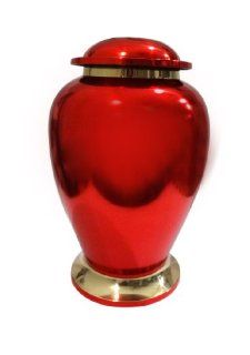 Large Size Adult Urn for Human Ashes   Eternal Love Adult Cremation Brass Urn Home & Kitchen