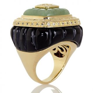 Rarities Fine Jewelry with Carol Brodie Jade, White Topaz and Black Onyx Verme