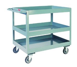 Jamco Products LN248 U5 GP Deep Lipped Three Shelf Service Cart, 24" x 48"