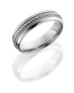 Titanium, Rope Style Wedding Band (sz 4 13) SlipRock Jewelry