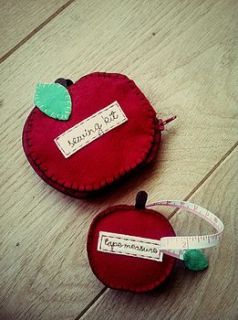 apple sewing kit by build a bag