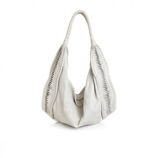 Clever Carriage St. Tropez Handbraided Leather Hobo