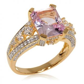 Victoria Wieck 4.72ct Absolute™ and Created Pink Corundum Ring