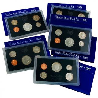 1968 1972, 1983 Blue Box S Mint Proof Set Coin Collection