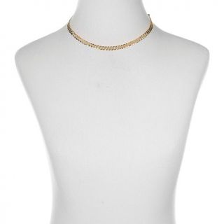 Technibond® Unisex Diamond Cut Curb Link 18" Necklace