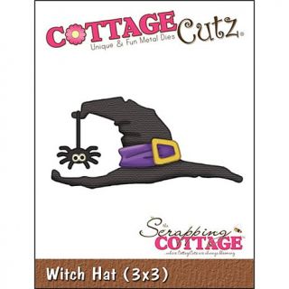 CottageCutz Scrapbook Paper Die, 3 x 3in   Witch Hat